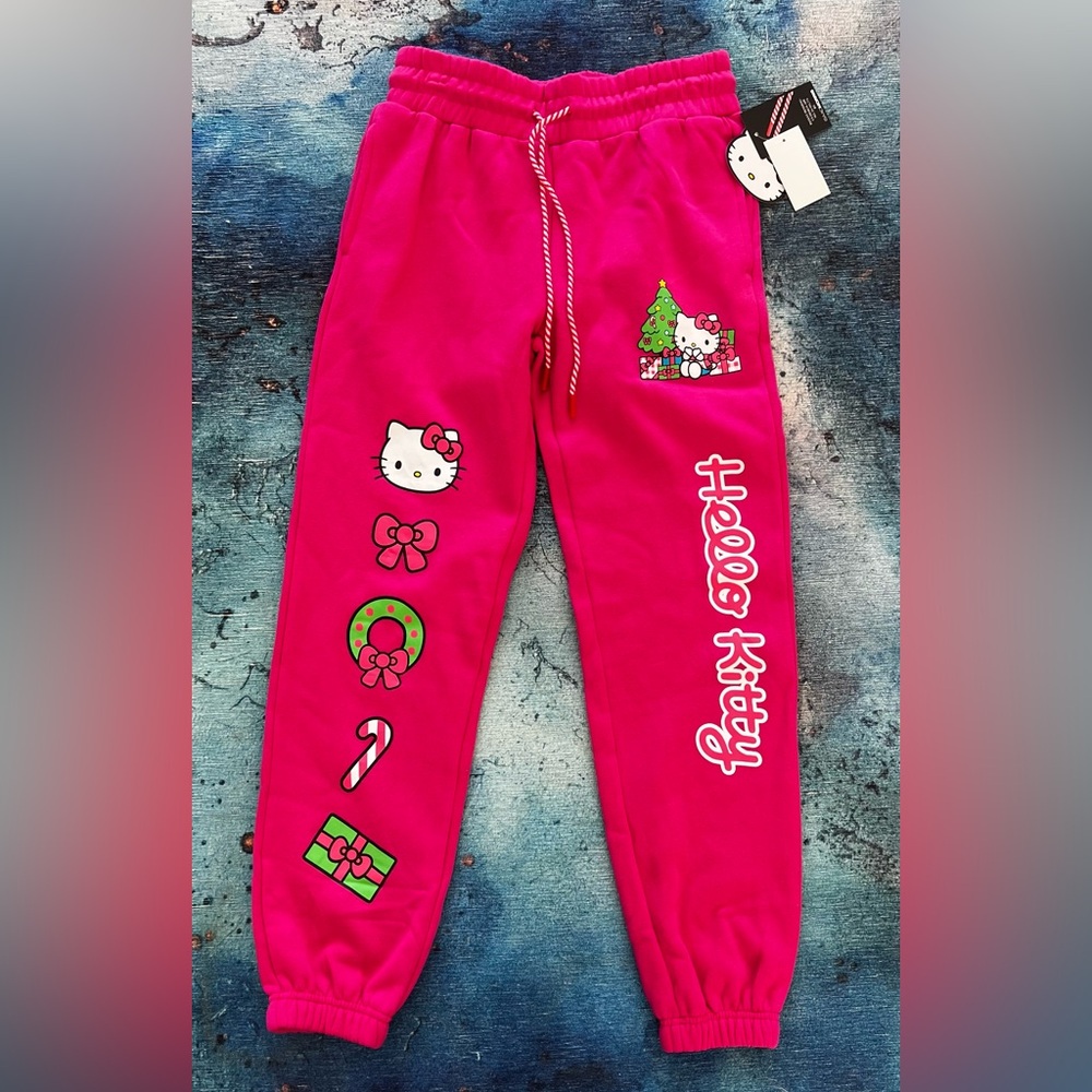Hello Kitty sweatpants!